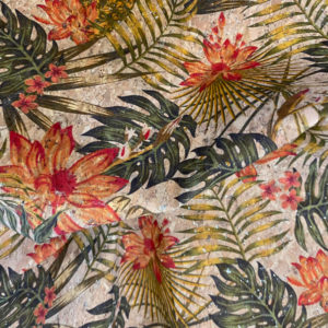 Tissu liège feuille froissé