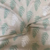 Tissu aspect lin fougère