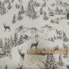 Tissu aspect lin cerf mètre
