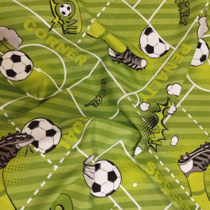 Tissu aspect lin football froissé