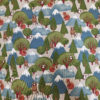 Tissu aspect lin montagne