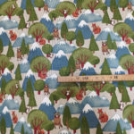 Tissu aspect lin montagne mètre