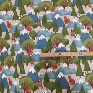 Tissu aspect lin montagne mètre