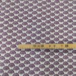 Tissu coton imprimé japoni violet mètre