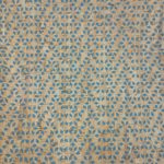 Tissu liège jeans géométrique