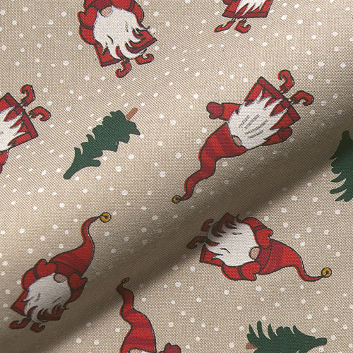 Tissu aspect lin Noel Activités