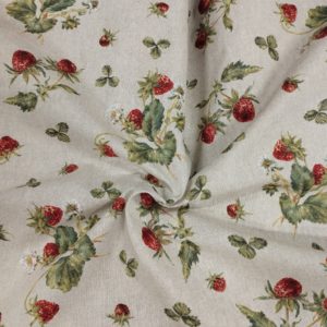 Tissu aspect lin fraise froissé