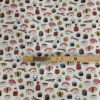 Tissu coton imprimé sushi mètre