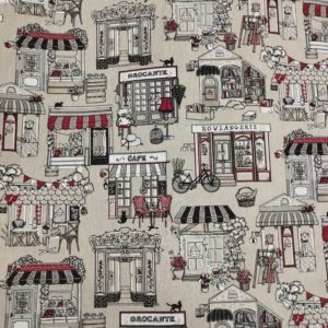 Tissu aspect lin magasins