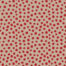 Tissu aspect lin variante de coquelicot