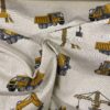 Tissu aspect lin chantier froissé