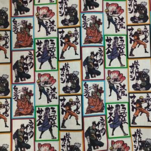 Tissu coton imprimé naruto