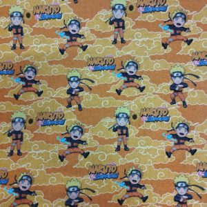 Tissu coton imprimé mini naruto