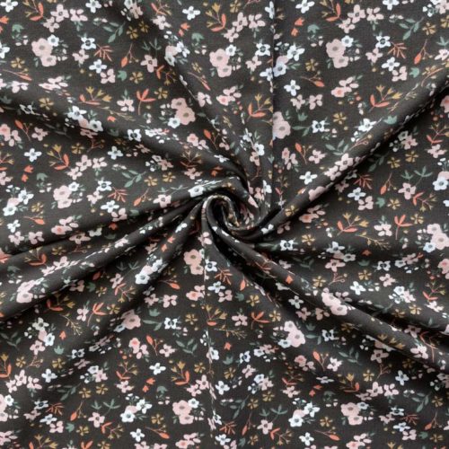 Tissu coton imprimé parfum de fleurs