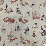 Tissu coton imprimé Pique-Nique