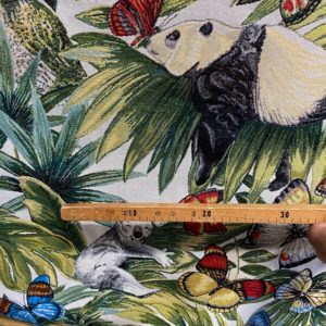 Tissu d'ameublement Panda mètre
