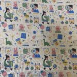 Tissu aspect lin imaginaire