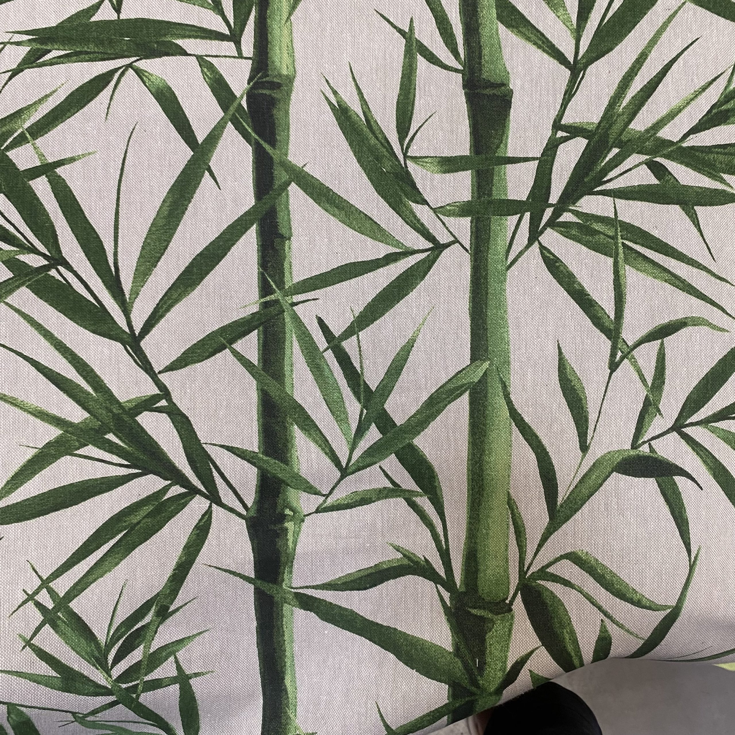 Tissu aspect lin bambou